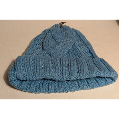 Modena Light Blue Knit Acrylic Beanie Winter Hat NWT Nordstrom Rack Winter cap