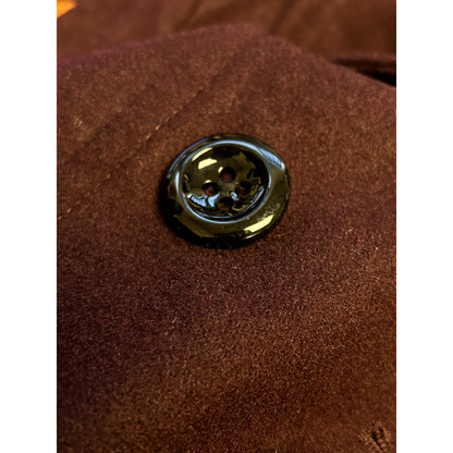 Anne Klein NWT Merlot Double Breasted Peacoat Jacket Size Small Wine 6 button