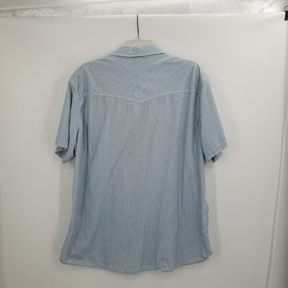Urban Pipeline Vintage Pearl Snap Button Up Short Sleeve Shirts Extra Large XL