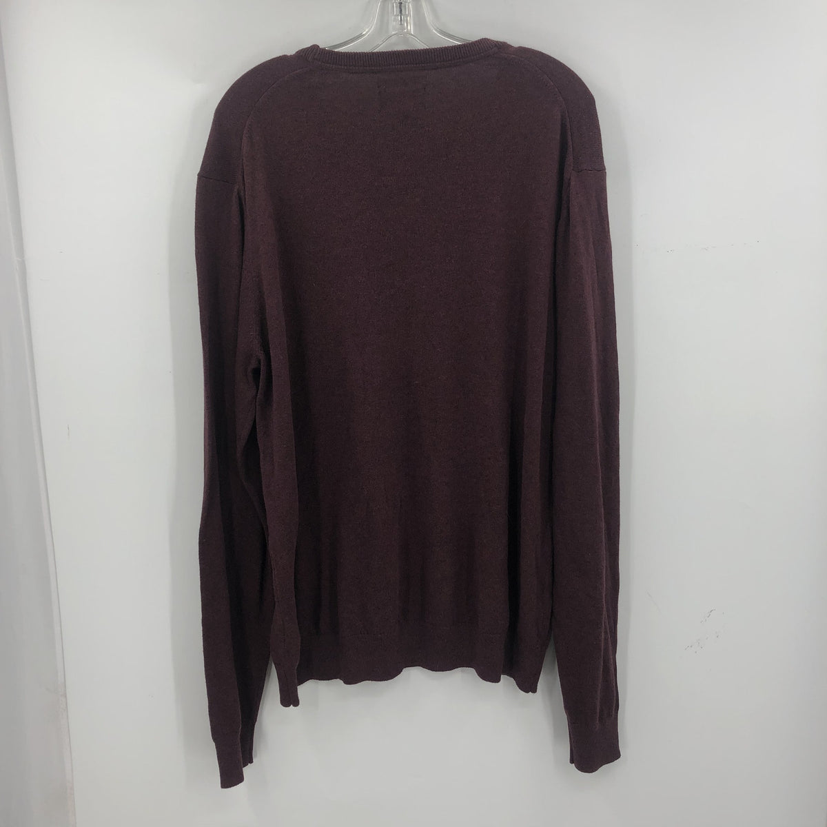 Wallin & Bras Men's Crew Neck Knitted Sweater Long Sleeves Brown Size XL