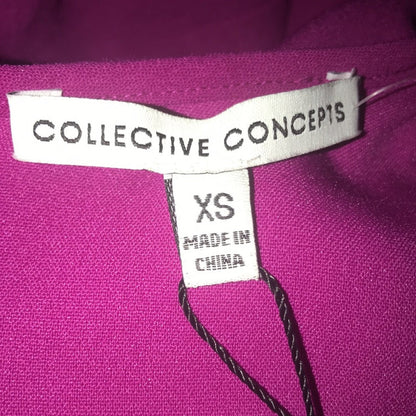Collective Concepts Pink Casual Dress Sleeveless Size XS