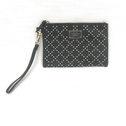 Victoria's Secret Women's Studded Clutches HandBag wristlet Black Size One