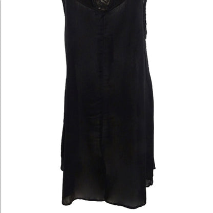 Raviya NEW Black Crochet Swim Cover Up Dress Size Small