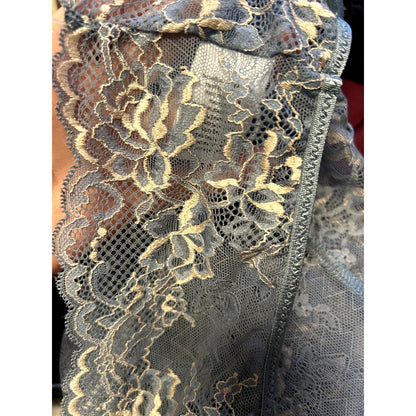 In Bloom By Jonquil NWT Floral Lace Teddy Starfall Blue Size Large