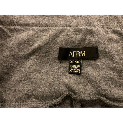 AFRM Alessi Leggings Size XS/XP Extra Small/Extra Petite Charcoal NWT Yoga Pants