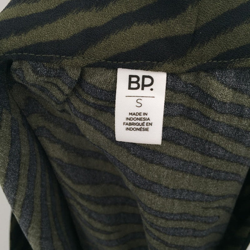 BP Olive Black Night Graphic Tiger Skirt Size Small Mini Animal Print NEW summer