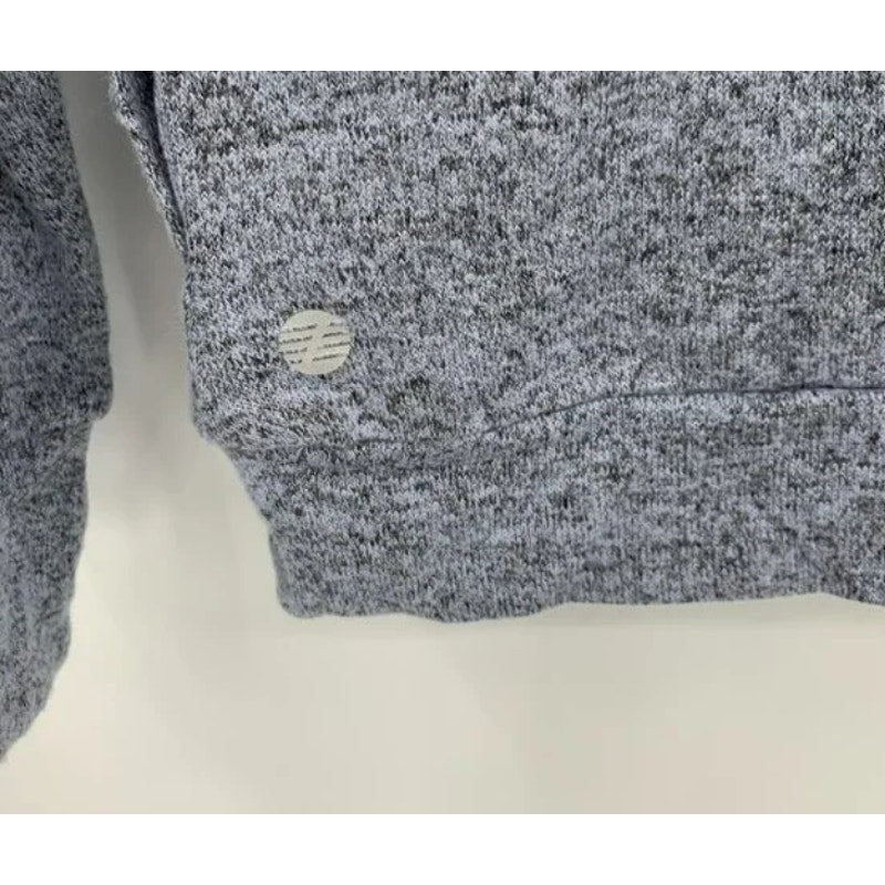 Z by Zella Long Sleeve Turtleneck Pullover Extra Small 5/6 Pale Blue Heather NWT