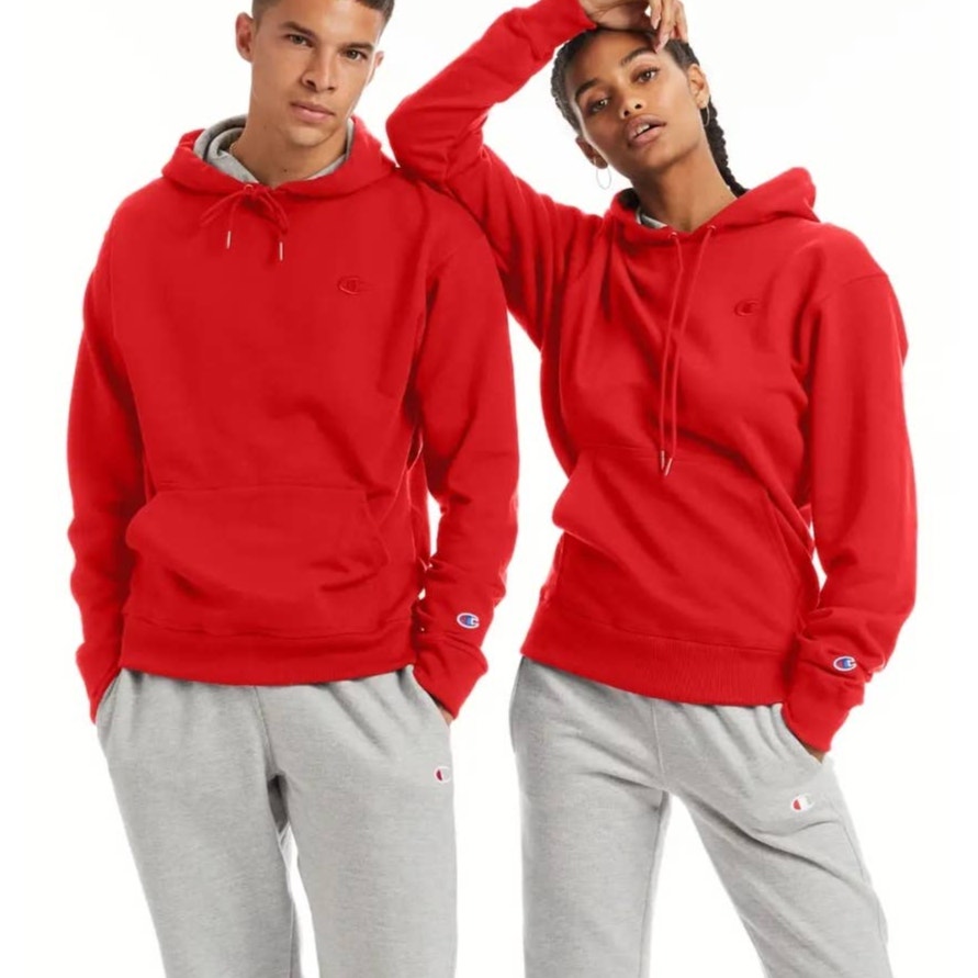 Champion 2XL Red Kangaroo pouch Athletic Wear Pullover Hoodie Sweatshirt NEW