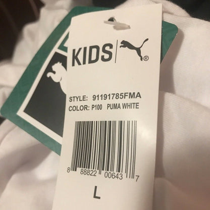 NWT Puma graphic Baseball Kids T-shirt Instincts Size Large