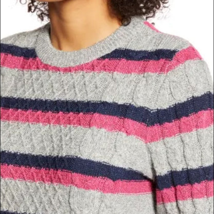 Halogen X Atlantic-Pacific Cable Knit Sweater S