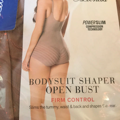 Leonisa Undetectable Firm Control Bodysuit Shaper Size XLarge new XL Shapewear