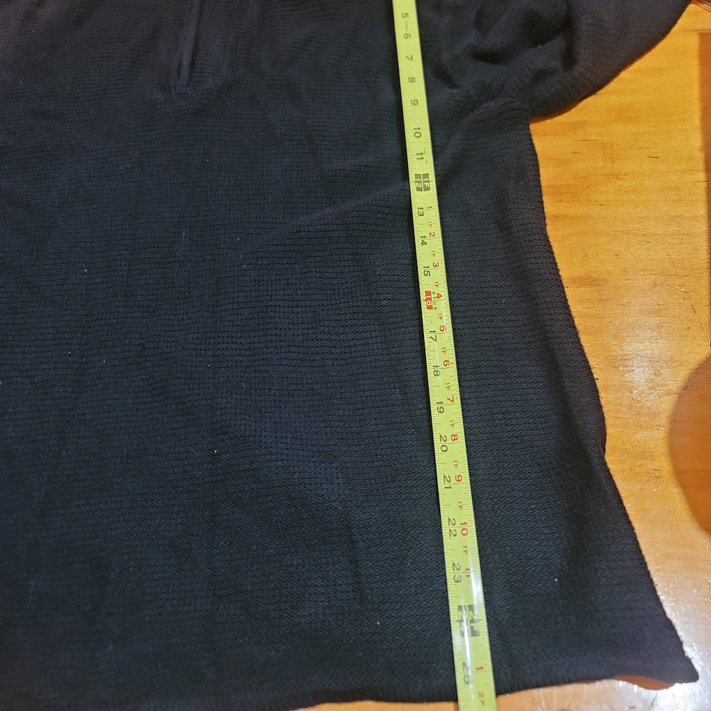 Robert Comstock 1/4 Zip Sweater Charcoal NEW Gray Knit Long Sleeve XL