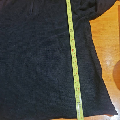 Robert Comstock 1/4 Zip Sweater Charcoal NEW Gray Knit Long Sleeve XL