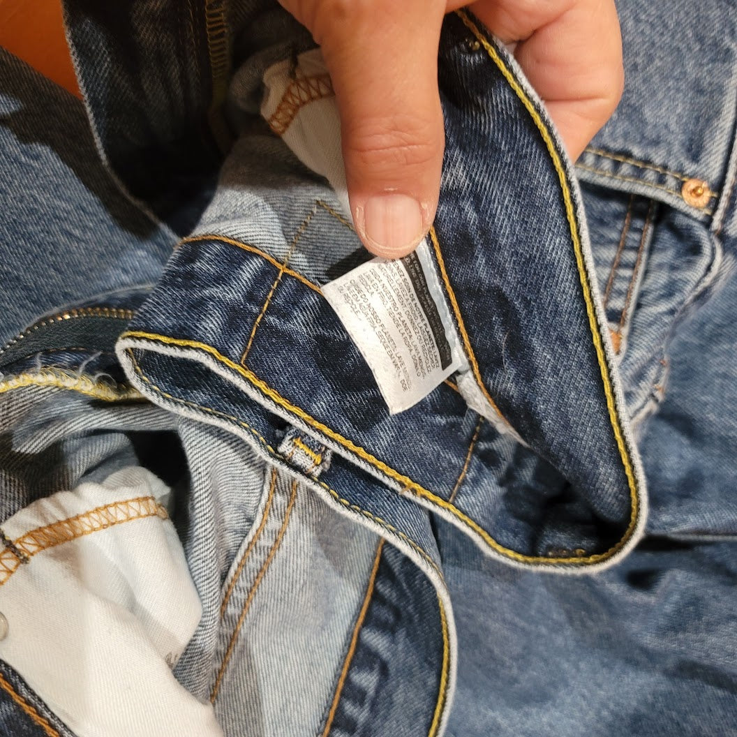 Vintage Levis blue Jeans Denim 550 size 36 Length 32 Preowned