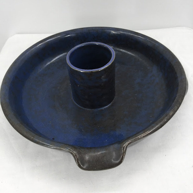 Handmade Art Pottery Whole Vertical Chicken Clay Roaster Pan Casserole