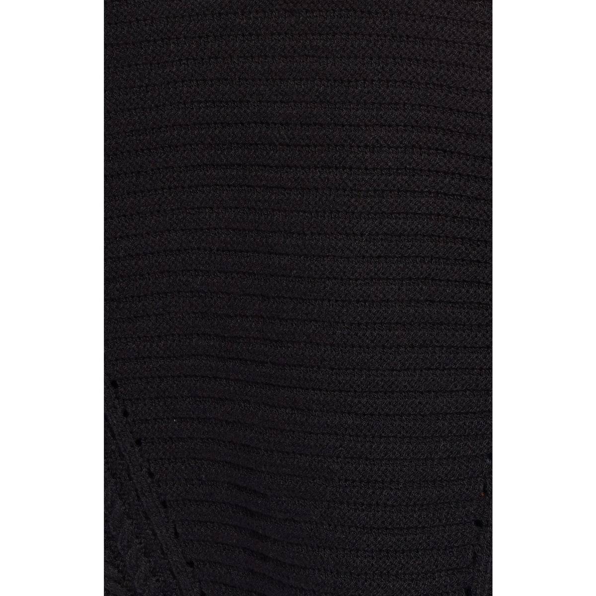Caslon NWT Black Cable Knit Sleeve V-Neck Ribbed Sweater Size XS