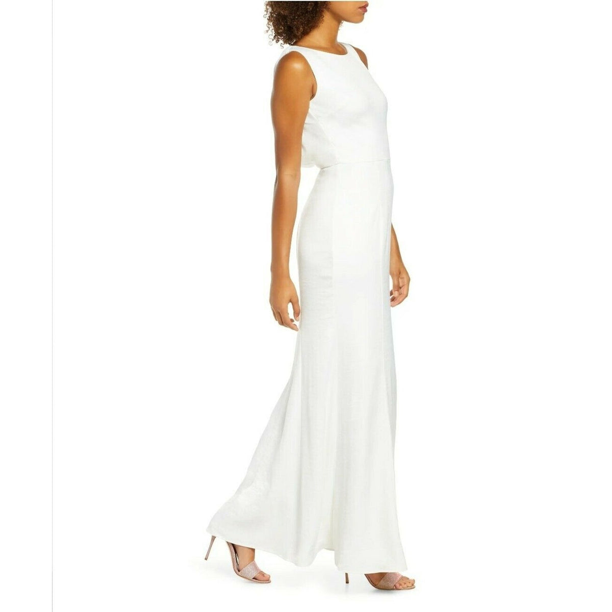 Chi Chi London Draped Neck Sleeveless Nora Gown 8 evening formal wedding Trumpet