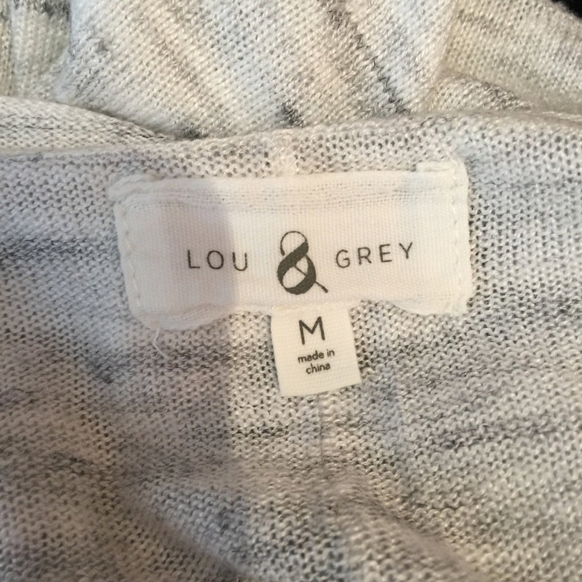 Lou and Grey Long Sleeve Gray Shirt top Marbled Medium Lightweight Packable