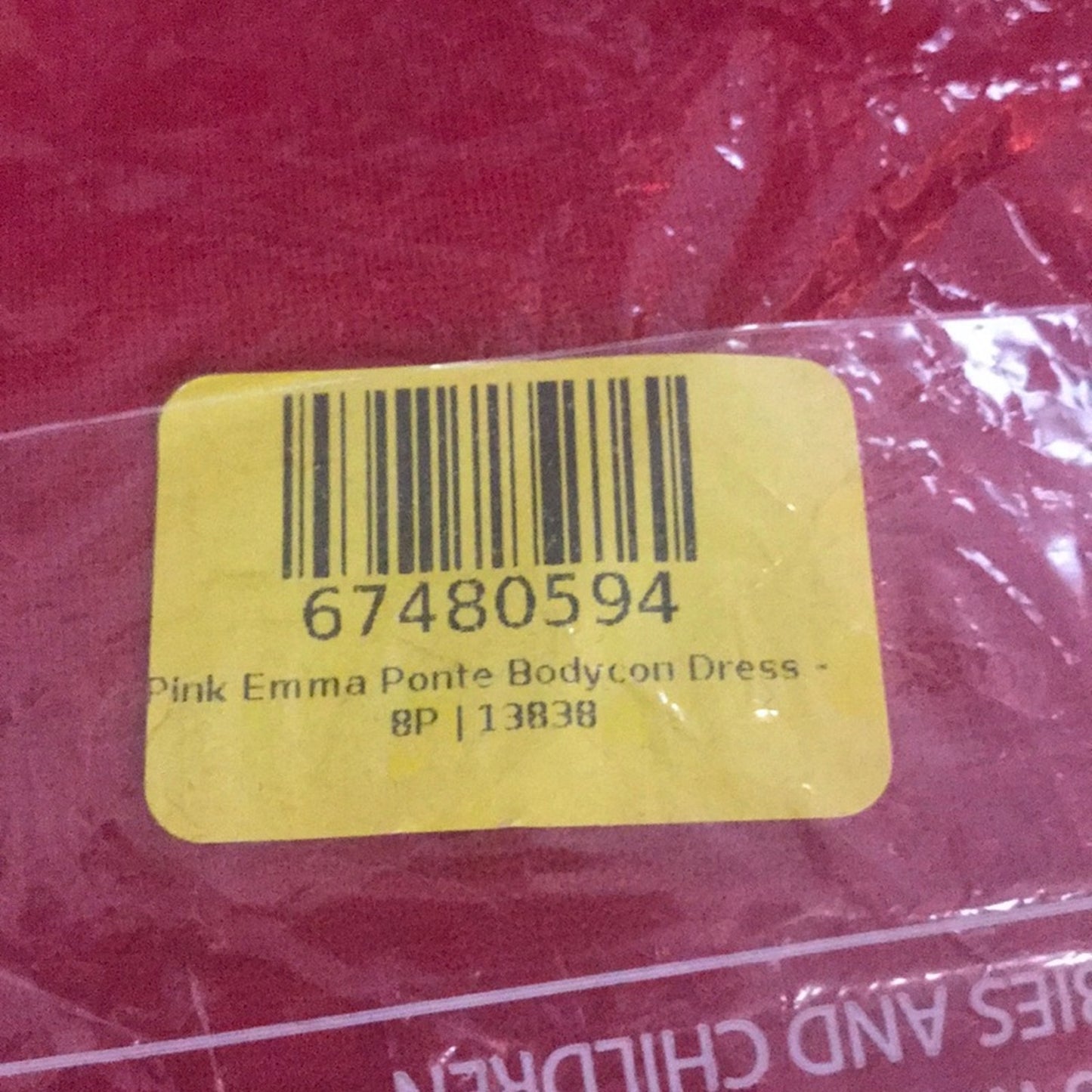 Boden NEW Pink Emma Ponte Body-con Dress Size 8P