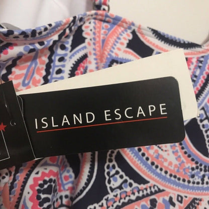 NWT Island Escape Gemini Tankini Underwire Swim Size 6