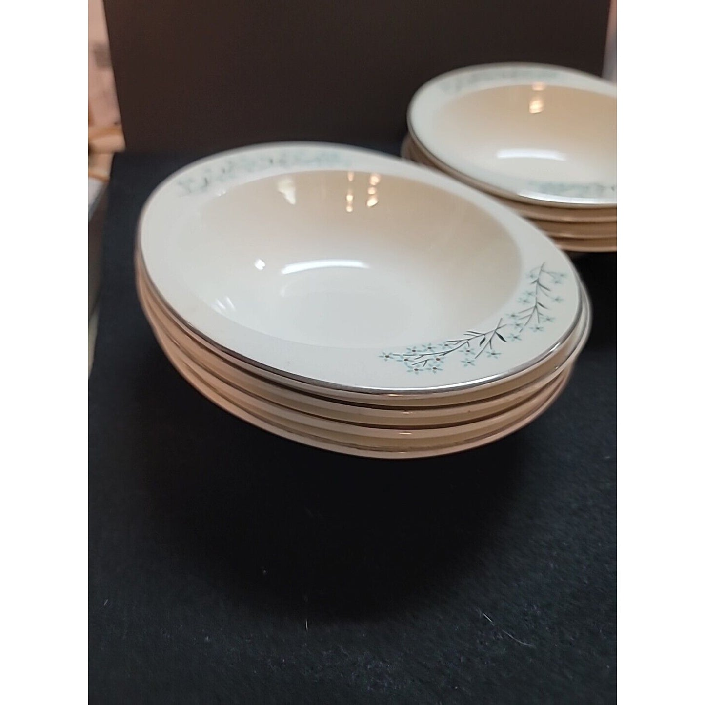 Harmony House Sears #4553 CRESTWOOD SET Of 8 Lugged Cereal Bowls
