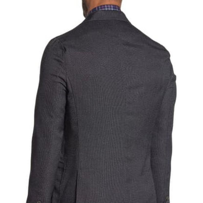 Report Collection Pin Dot Woven Notch Lapel Blazer Extra Large Men's Jacket NEW