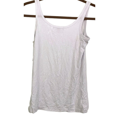 Chelsea28 Sleeveless Scoop Tank Top Size Small in White NWT