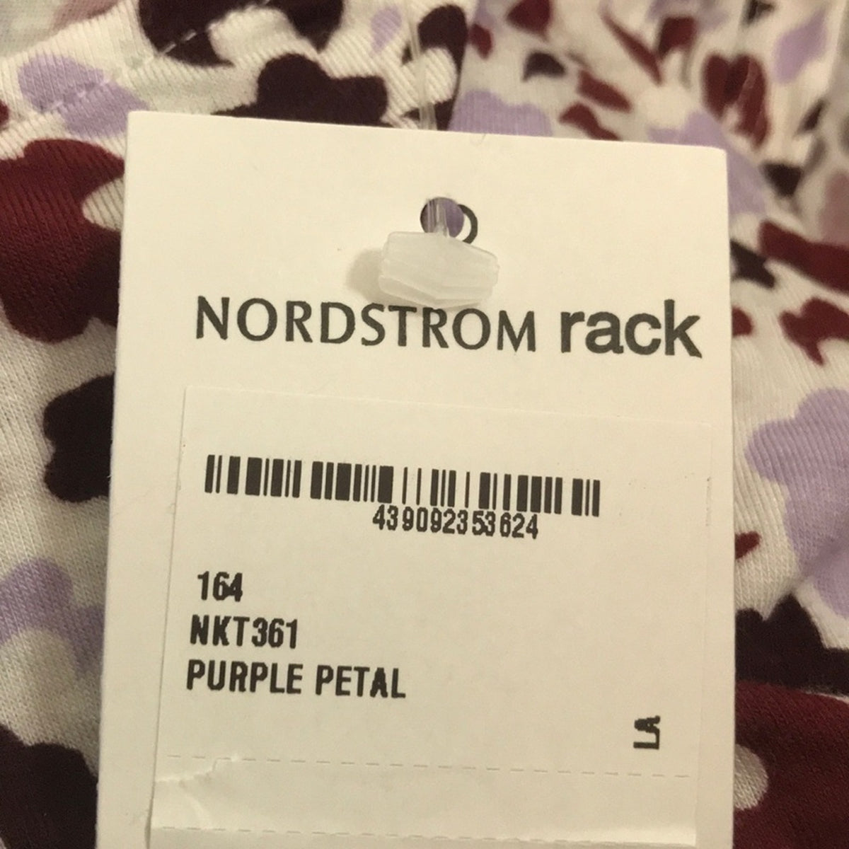 14th & Union White Burgundy Floral Tank Size Large