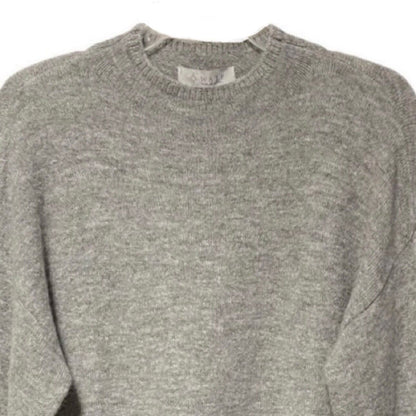Wayf Tie Front Waist Mock Neck Pullover Sweater Sz XS/Extra Small Light Grey NWT