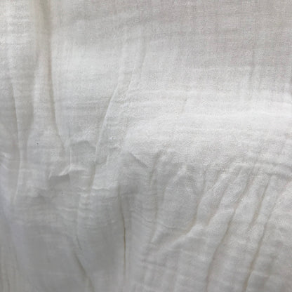 St. Tropez Cotton Wide Leg Double Layered Pants Drawstring Cream XL