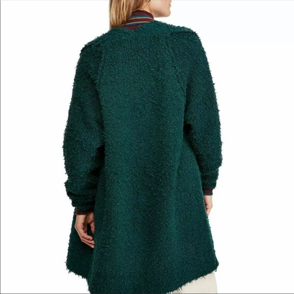 Free People Evergreen Boucled Knit Cardigan Size Small