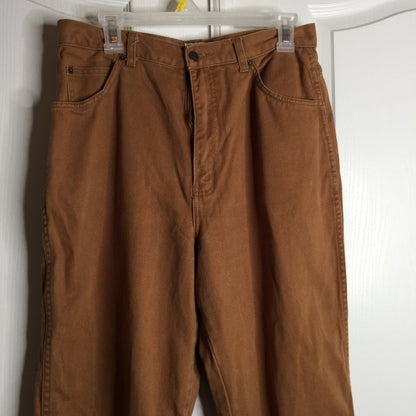 Stefano VINTAGE 80'S Denim High Waist Straight MOM Jeans Brown 100% Cotton 16