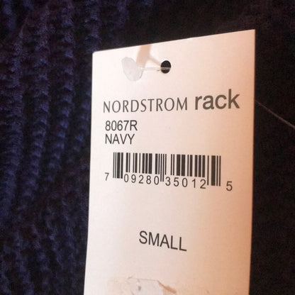 CENY NWT Navy Knit Open Cardigan Small Long Sleeve Lightweight Travel Packable