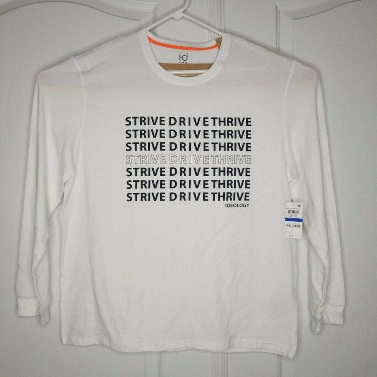 Ideology Strive Drive Thrive Crew Neck Long Sleeve