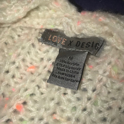 Love x Design NEW Neon Fleck Cardigan Size Medium