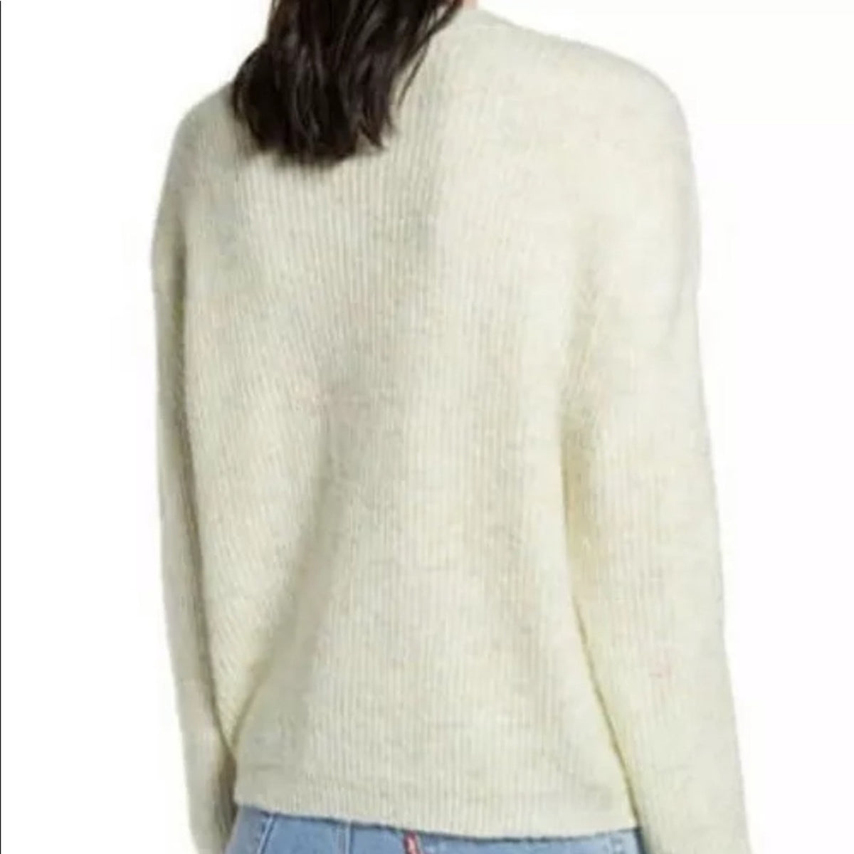 BP NWT Mark Pullover Sweater Multicolor Ivory Small