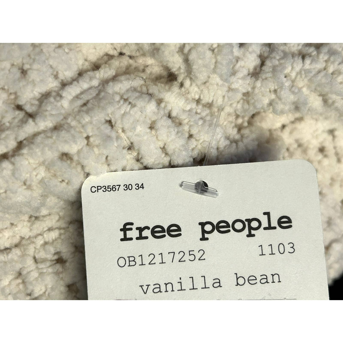 Free People NWT Be Yours Cowl Neck Sweater in Vanilla Bean Size Large