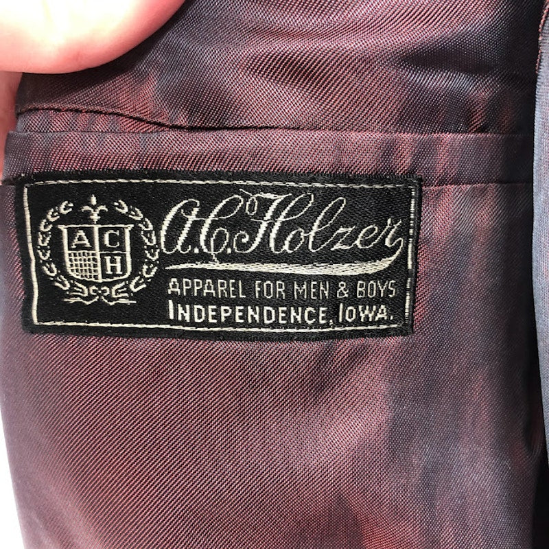 Vintage A.C. Holzer Apparel for Men Boys Wool All Purpose Trench Top Coat