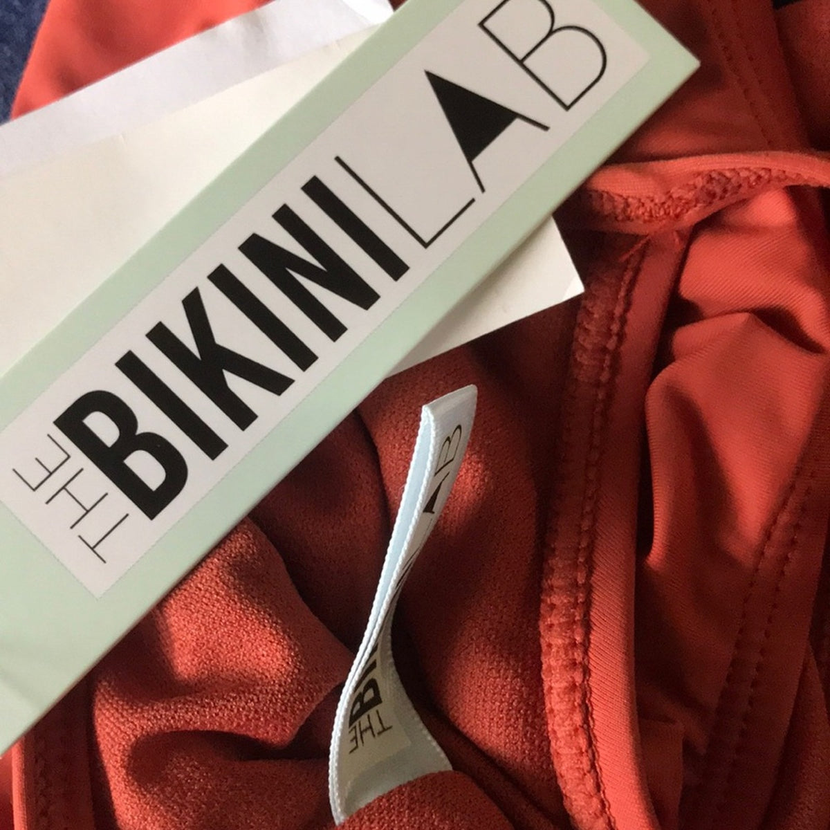The Bikini Lab Solid Bralette Bikini Top Size Medium casual layering summer NEW