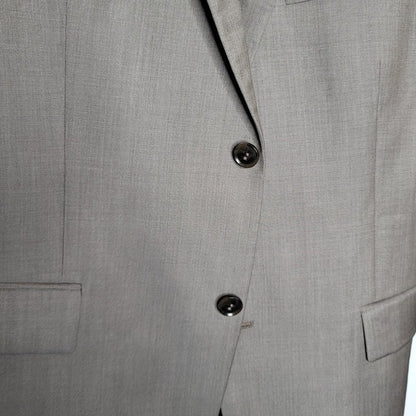 Tiger of Sweden Gray Blazer Fully Lined Size 54 Mens Coat Jacket Dress Wool