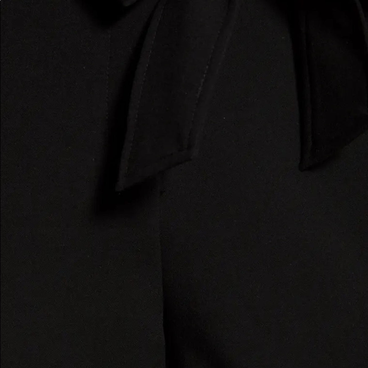 Suvimuga Black Waist Tie Pants Size Extra Large