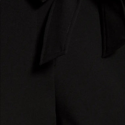 Suvimuga Black Waist Tie Pants Size Extra Large