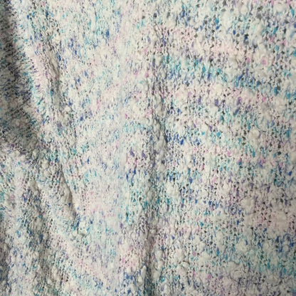 Victoria Jones Pullover Sweater Long Sleeve VNeck Texture Multicolor Medium KNIT