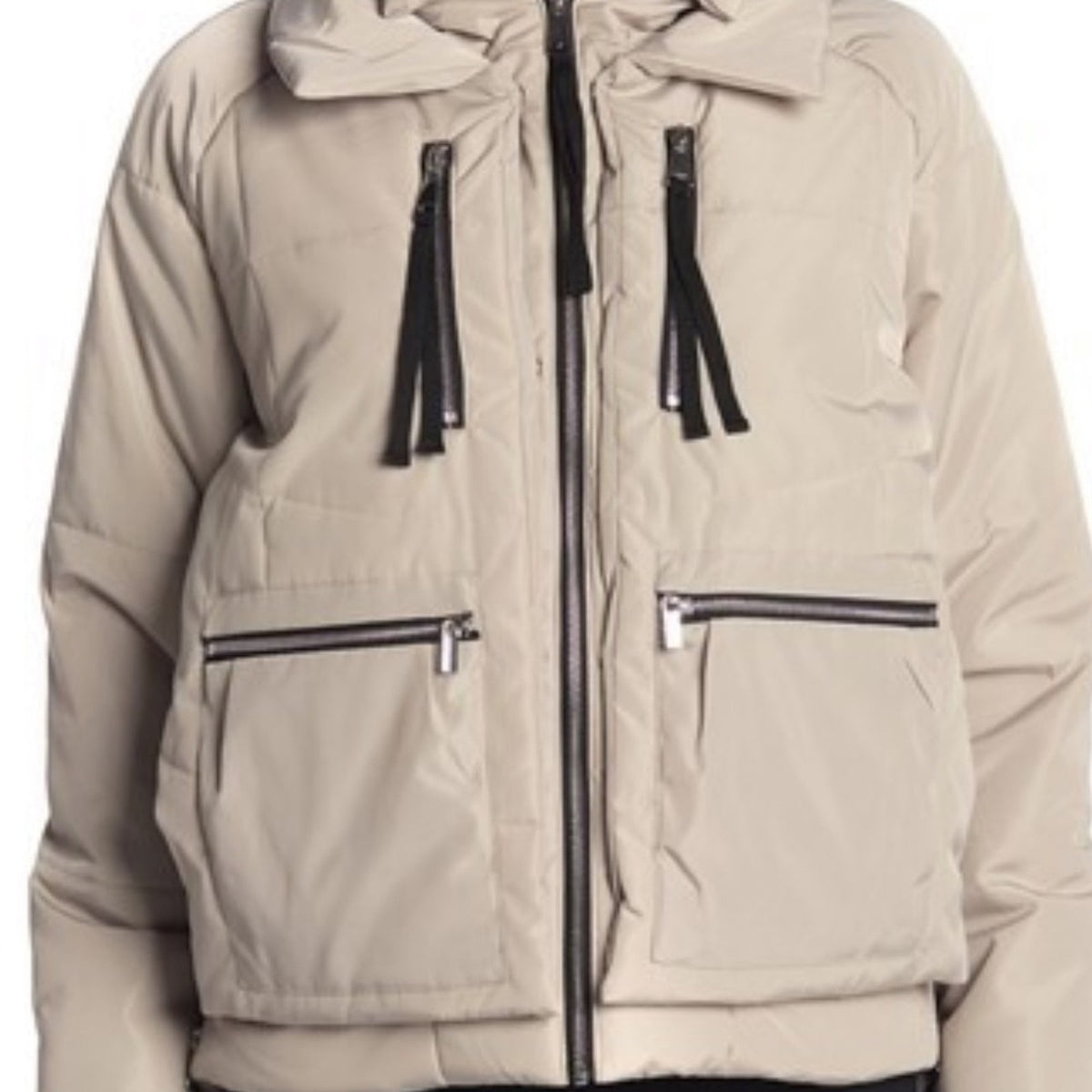 Bagatelle Utility Puffer Faux Shearling Jacket Size XLarge Coat Jacket LINED NEW