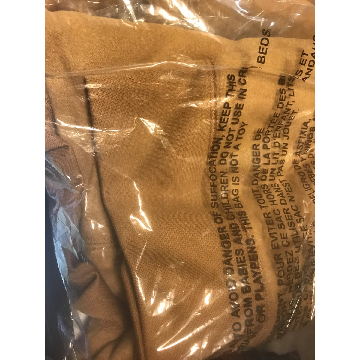 Abound NWT Mock Neck Fleece Pullover Sweatshirt in Tan Dale Medium