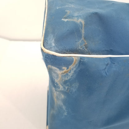 Delta Air Lines travel bag Vintage Blue Metal zipper Suitcase Carry On