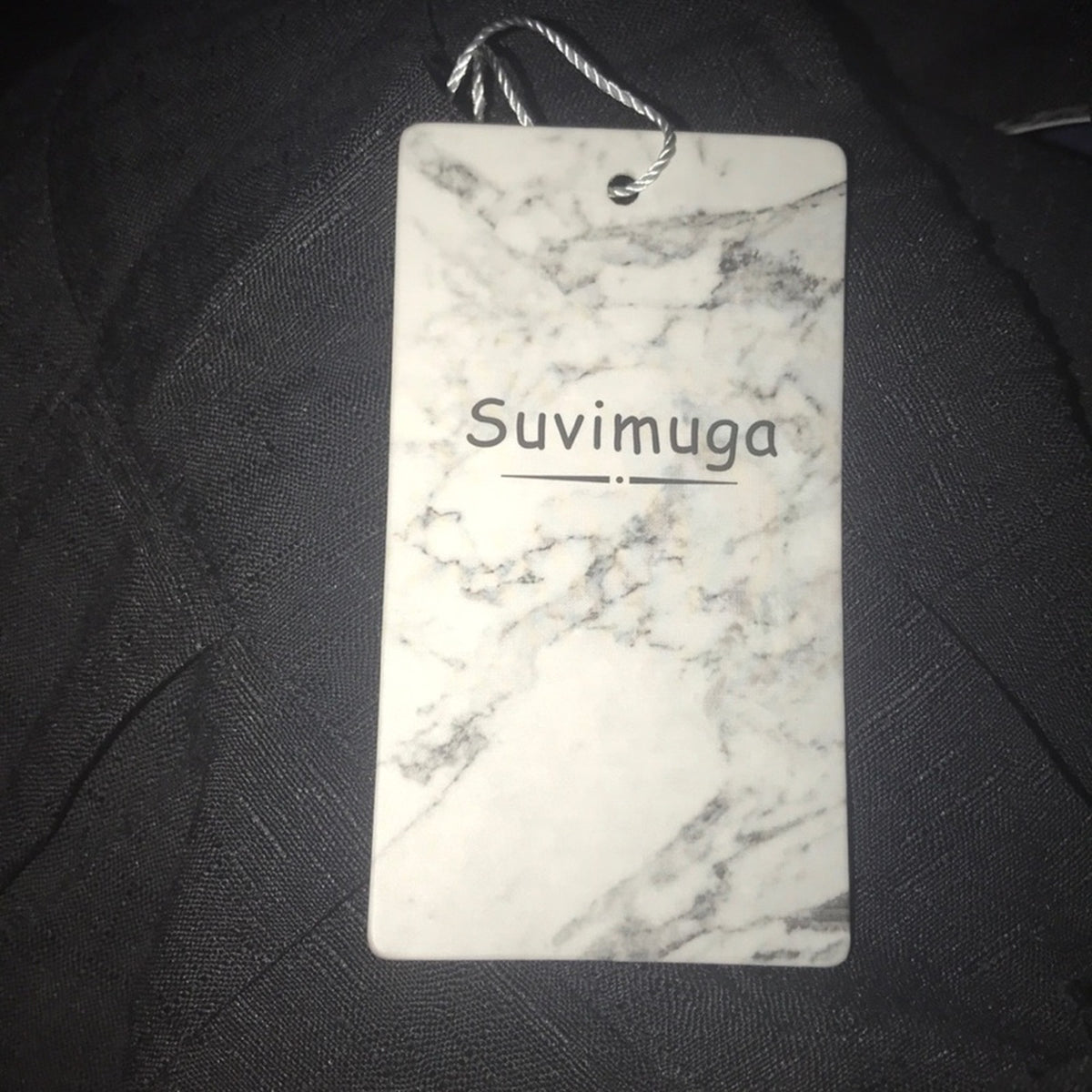 Suvimuga Black Waist Tie Pants Size Extra Large