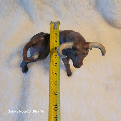 Bull vintage porcelain steer Ceramic Livestock Collectible
