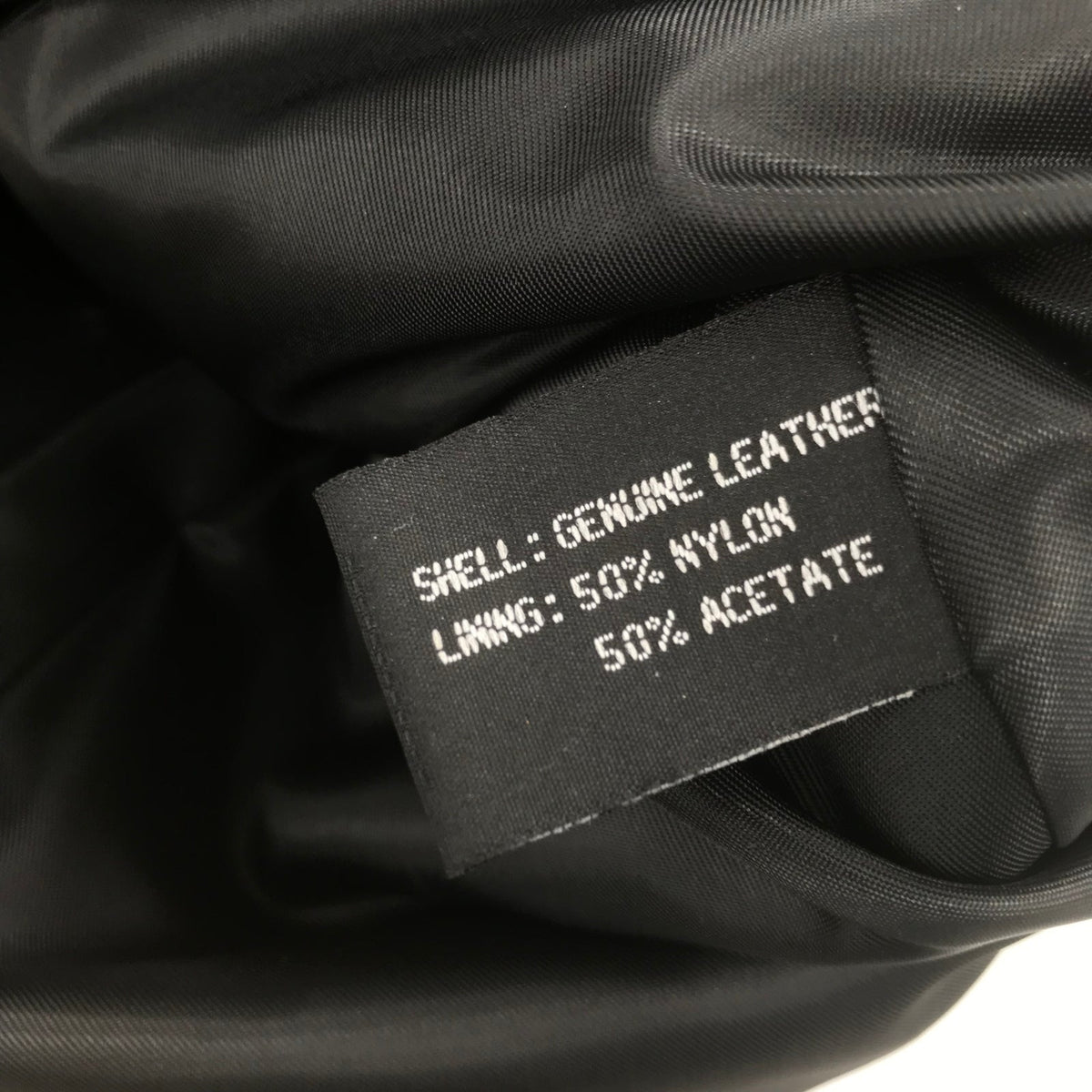 Fourteen Zero Long Sleeve Front Full Zip Genuine Leather Jacket Black XL