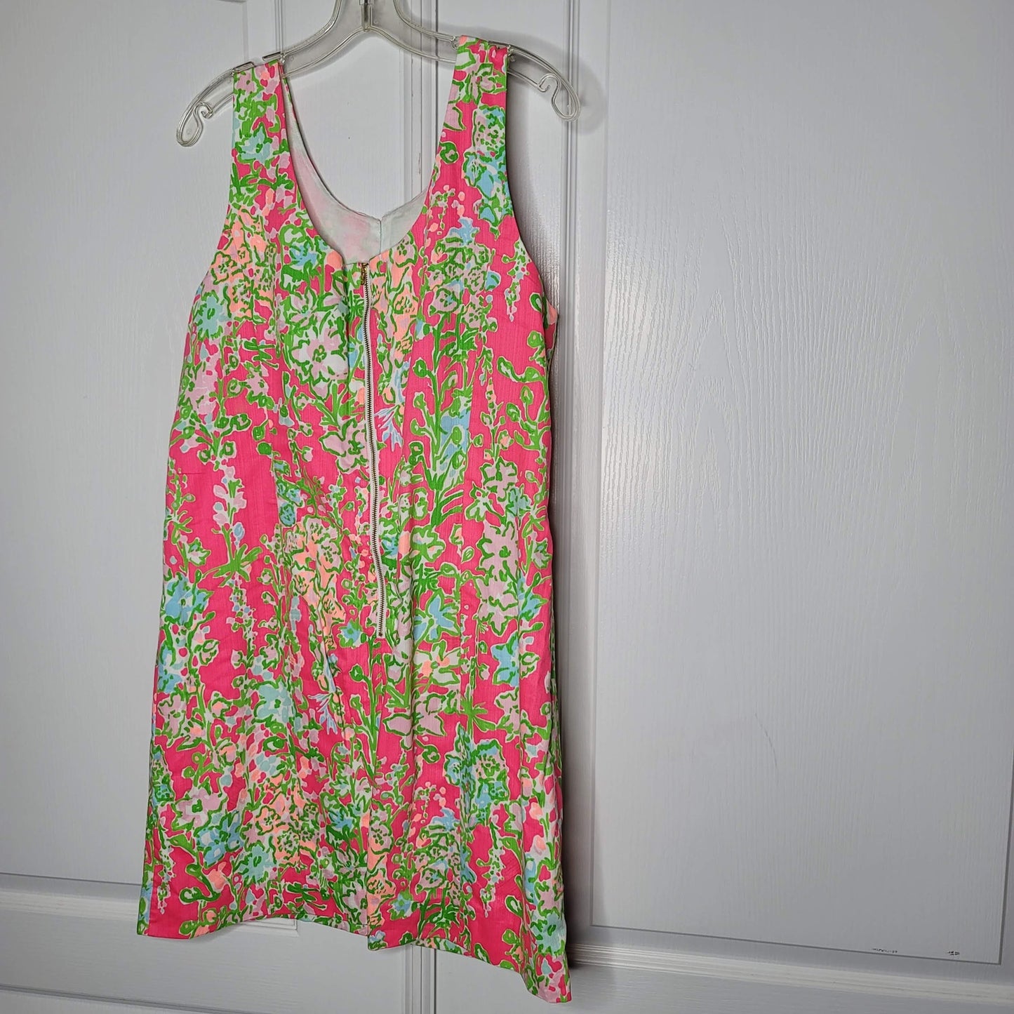 Lilly Pulitzer Sleeveless Cathy Shift Dress Size 16 Flamingo Pin Southern Charm
